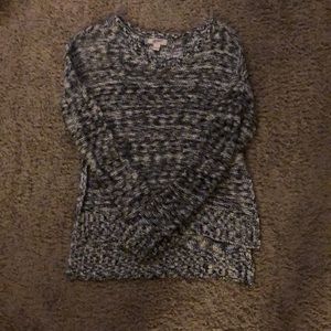 Navy High-Lo V-Neck Arizona Jean Co. Sweater